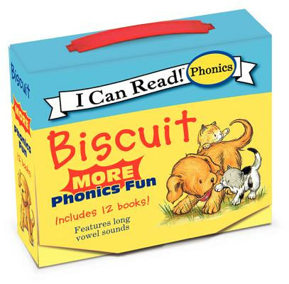 Biscuit: More 12-Book Phonics Fun!: Includes 12 Mini-Books Featuring Short and Long Vowel Sounds For Discount