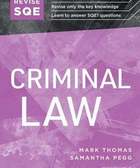 Revise SQE Criminal Law: SQE1 Revision Guide 2nd ed Hot on Sale