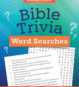 Bible Trivia Word Searches Large Print: Dozens of Puzzles to Test Your Knowledge of God s Word Online Hot Sale