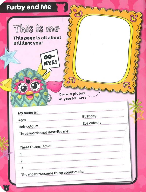 My Furby Handbook Fashion